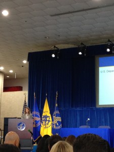 New HHS Secretary Sylvia Burwell addressed attendees of an ACA update meeting earlier this month.