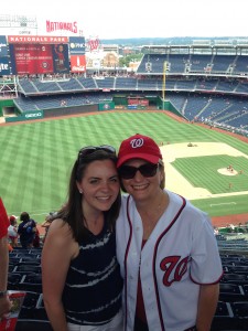 Kathryn and I at the Washington Nationals game on the 4th of July! 