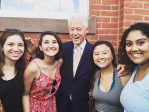 Meeting former President Bill Clinton! 
