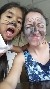 Cat and Butterfly facepaint