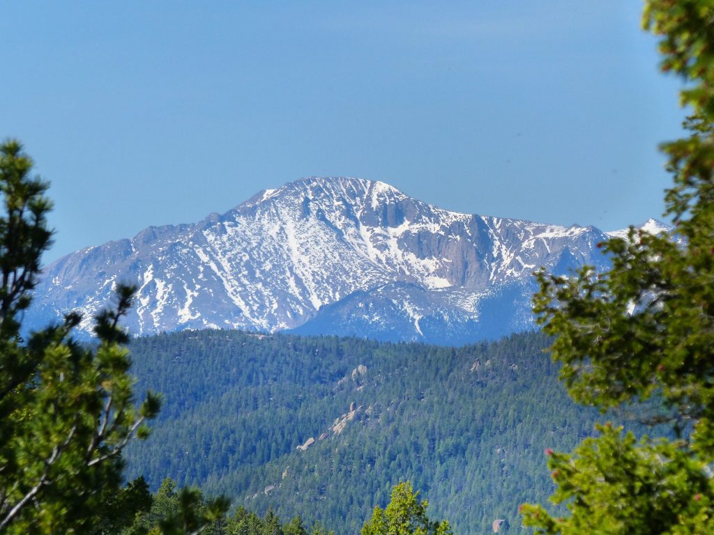 Majestic Pikes Peak (Yes, I really took this picture).