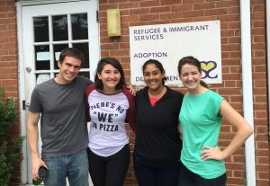 Visiting LSA member, Lutheran Social Services in Falls Church, Virginia for a day of service organized by former CAPS Fellow, Caleb Rollins