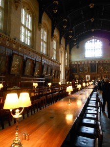 Harry Potter fans, recognize this place? (Christ Church in Oxford)