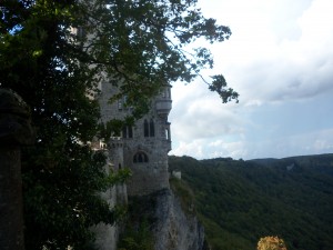 The view of Schloss Lichtenstein