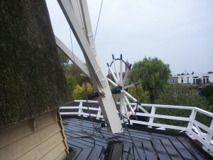 View from the windmill's balcony