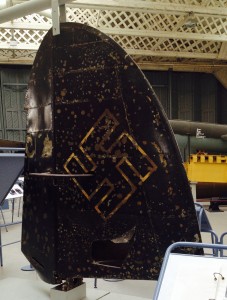 Piece of a Nazi aeroplane from World War II