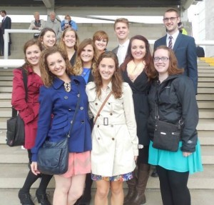 Group at the races Photo credit: Breezy Scheffer