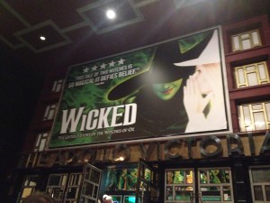 "Wicked" at the Apollo Victoria Theatre