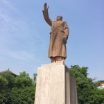 Mao Statue on campus