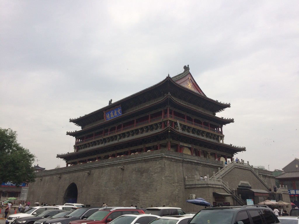 Drum tower in the ancient capital of Xian.