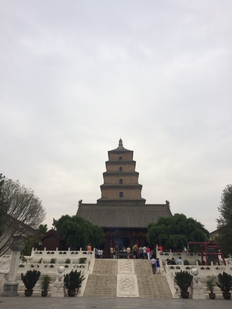 Big Wild Goose Pagoda in Xian.