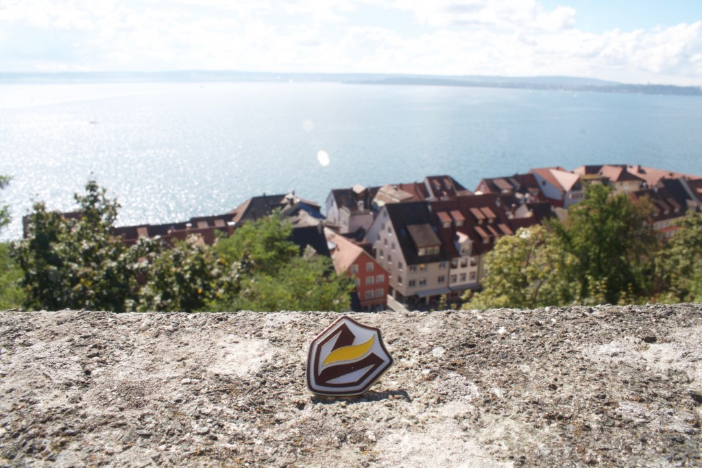 The Valpo Pin overlooking Lake Constance from the small city of Meersburg, Germany.
