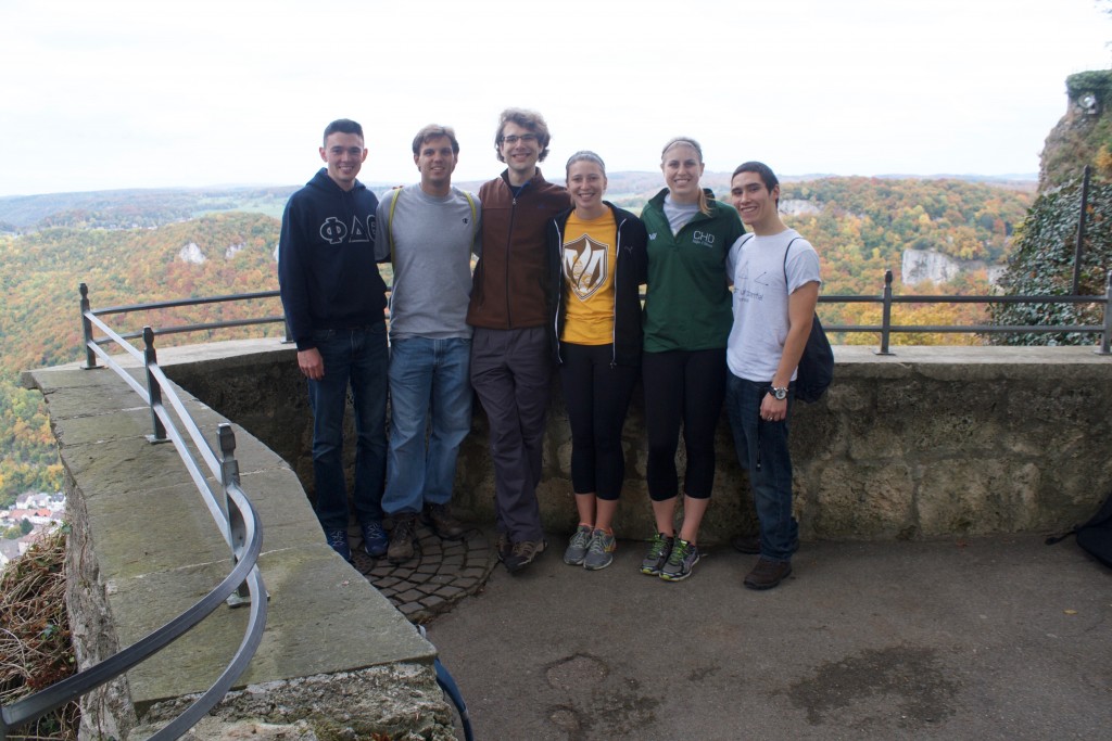 A group of us hiked to the top of the Liechtenstein Castle only a half hour away from campus! The fall colors were beautiful!
