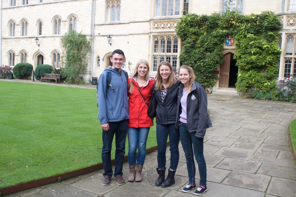 It was nice to meet up with a friend from Valpo, who now goes to Oxford. Jen gave us a great tour!